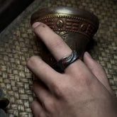 Lightning Sigil Wrap Ring